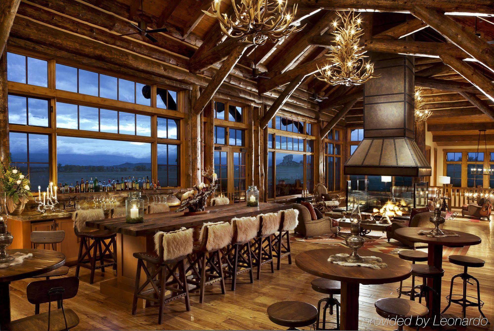 Saratoga The Lodge & Spa At Brush Creek Ranch מסעדה תמונה